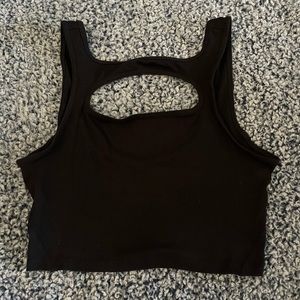 Lululemon Black Crop Top